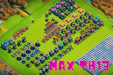 town hall 13 max level list.